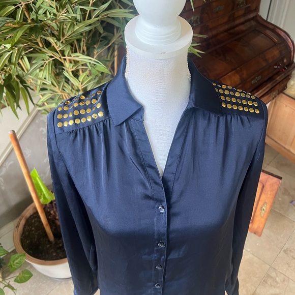 Outback Red extra small ladies vintage navy with gold embellishment on shoulder - Picture 9 of 15